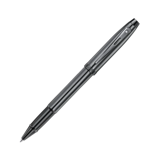 Sheaffer 100 Rollerball - Shiny Dark Grey Gunmetal with PVD Trim