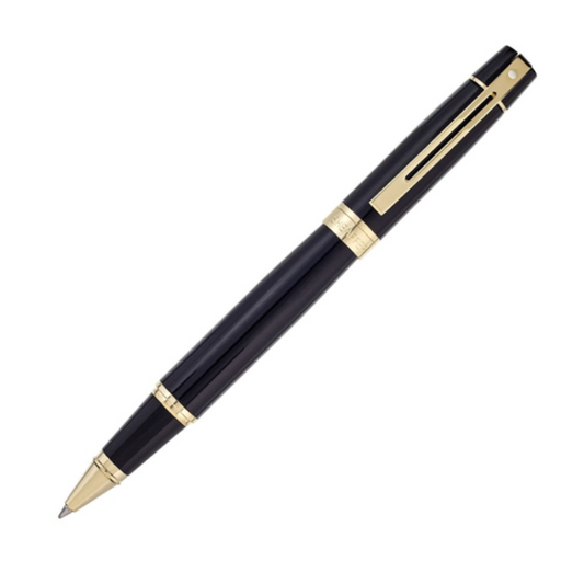 Sheaffer 300 Rollerball - Black with Gold