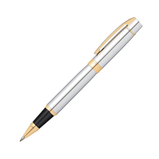 Sheaffer 300 Rollerball - Chrome with Gold