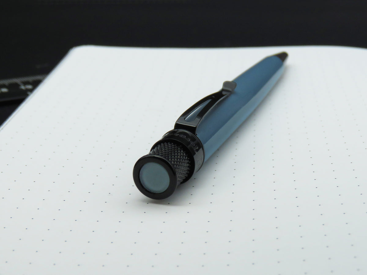 Retro 51 Tornado Stealth Lacquer Rollerball - Slate Blue