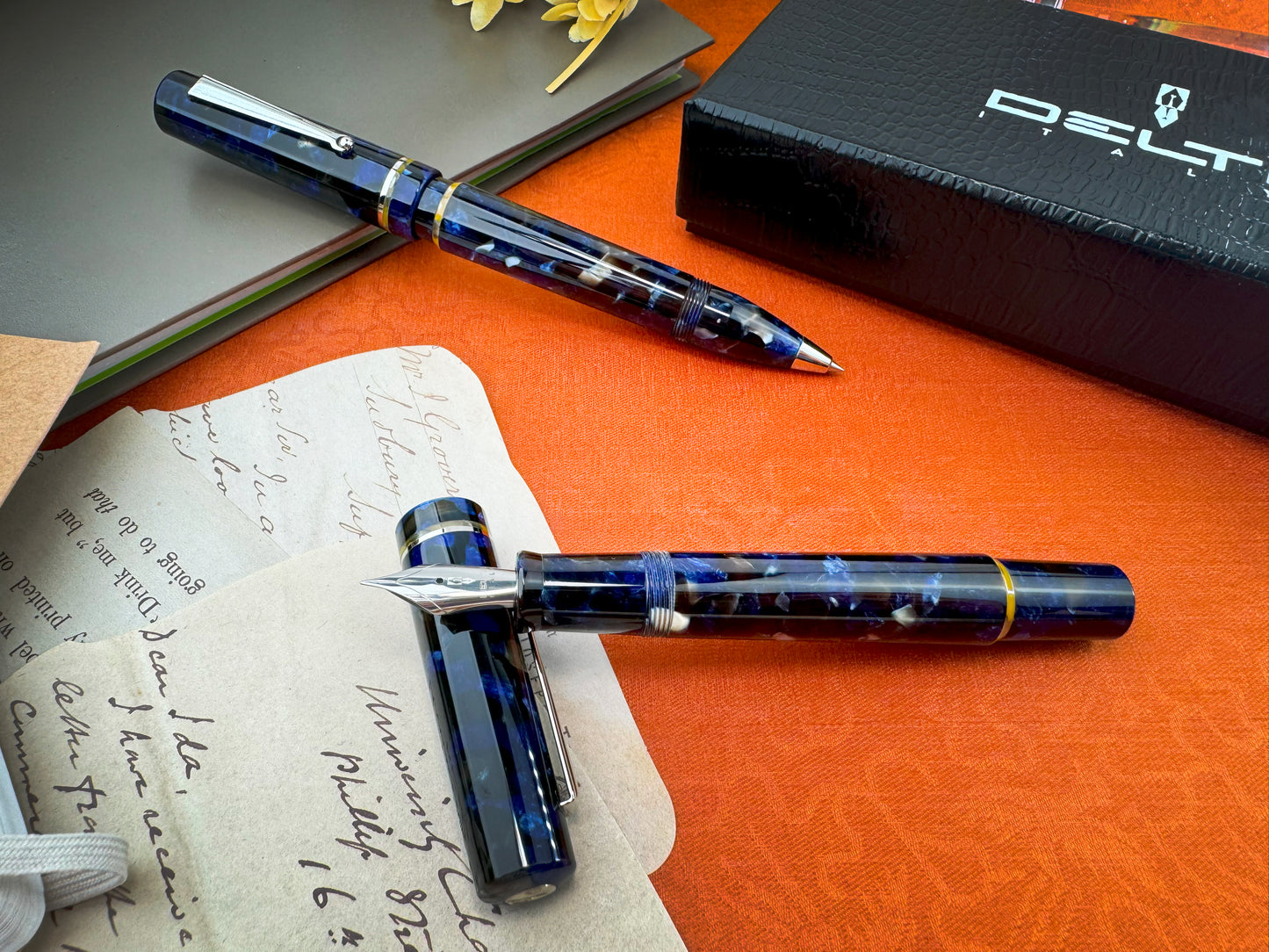 Delta Spaccanapoli Fountain Pen - Filomarino Blue