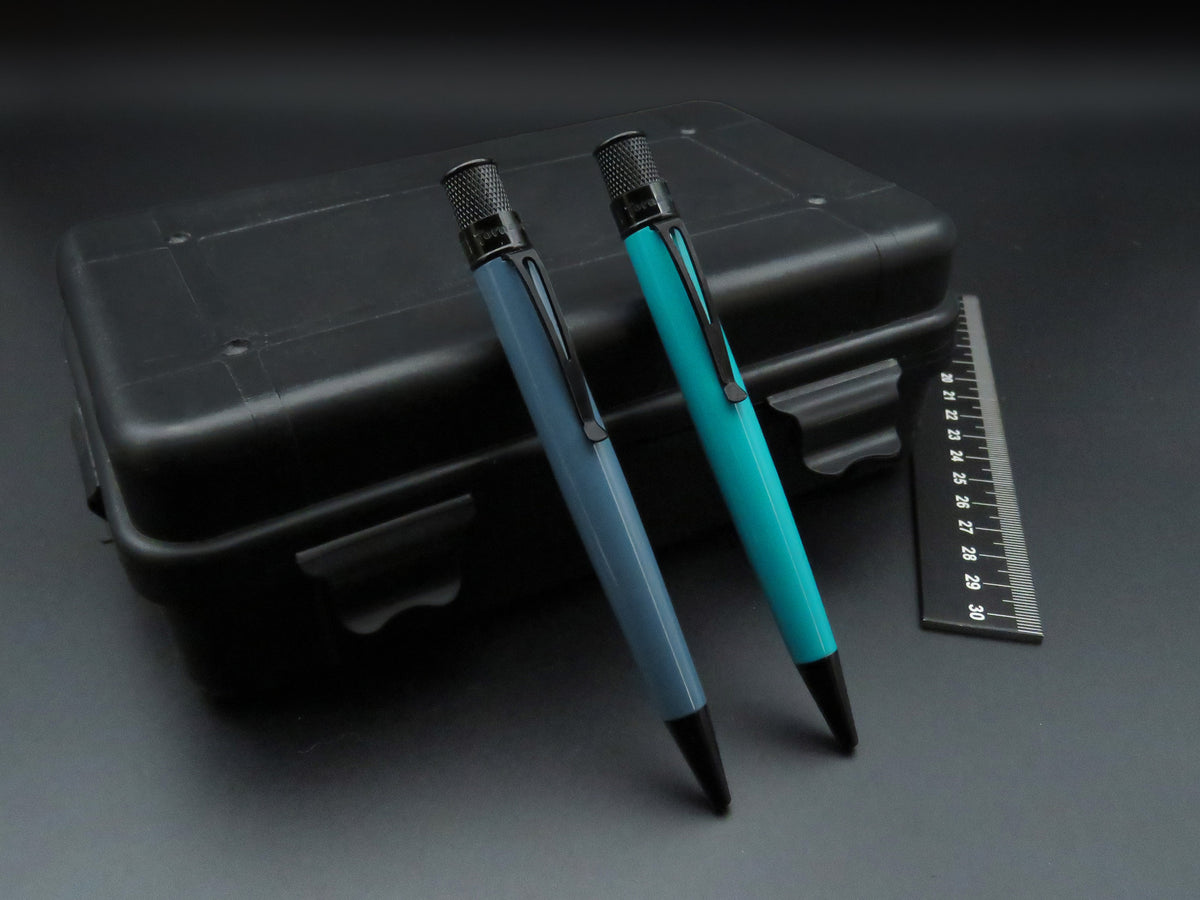 Retro 51 Tornado Stealth Lacquer Rollerball - Slate Blue