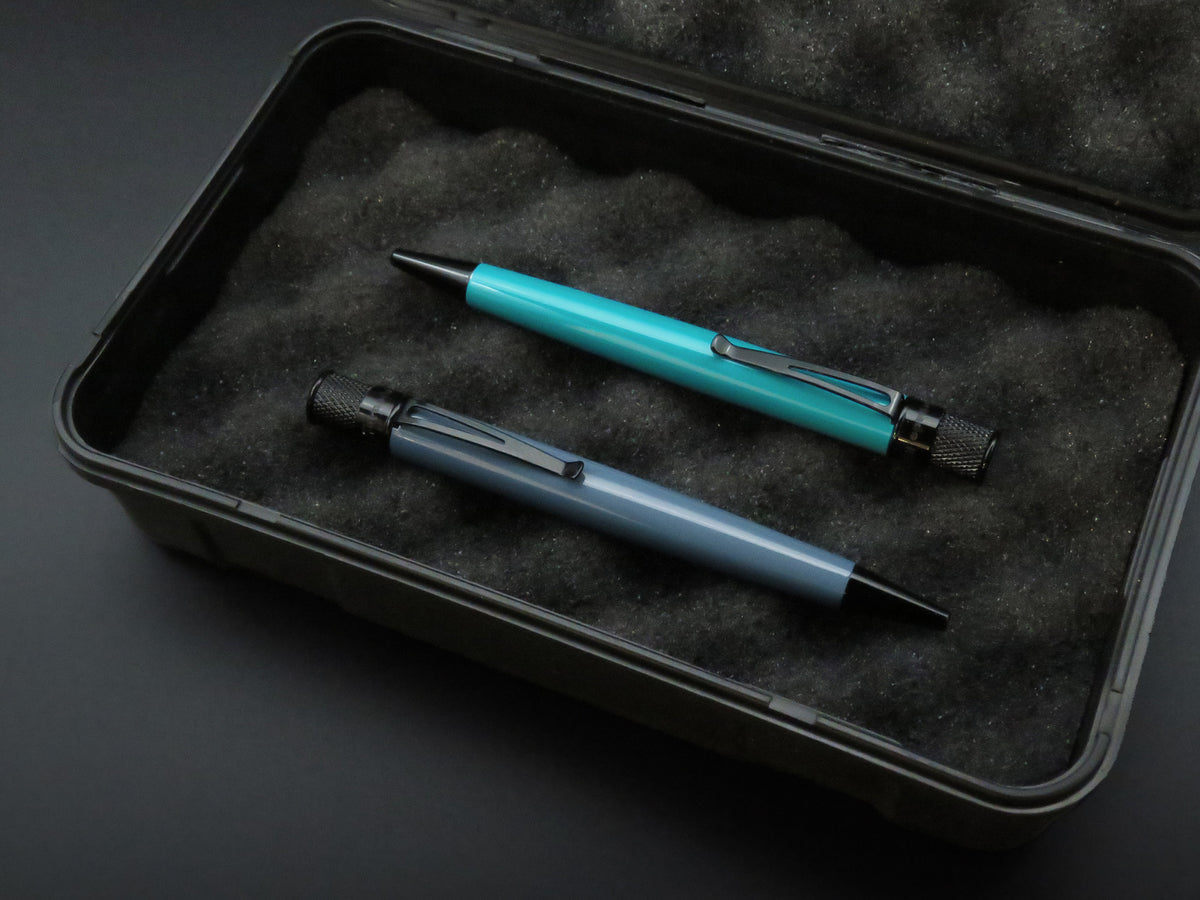 Retro 51 Tornado Stealth Lacquer Rollerball - Slate Blue