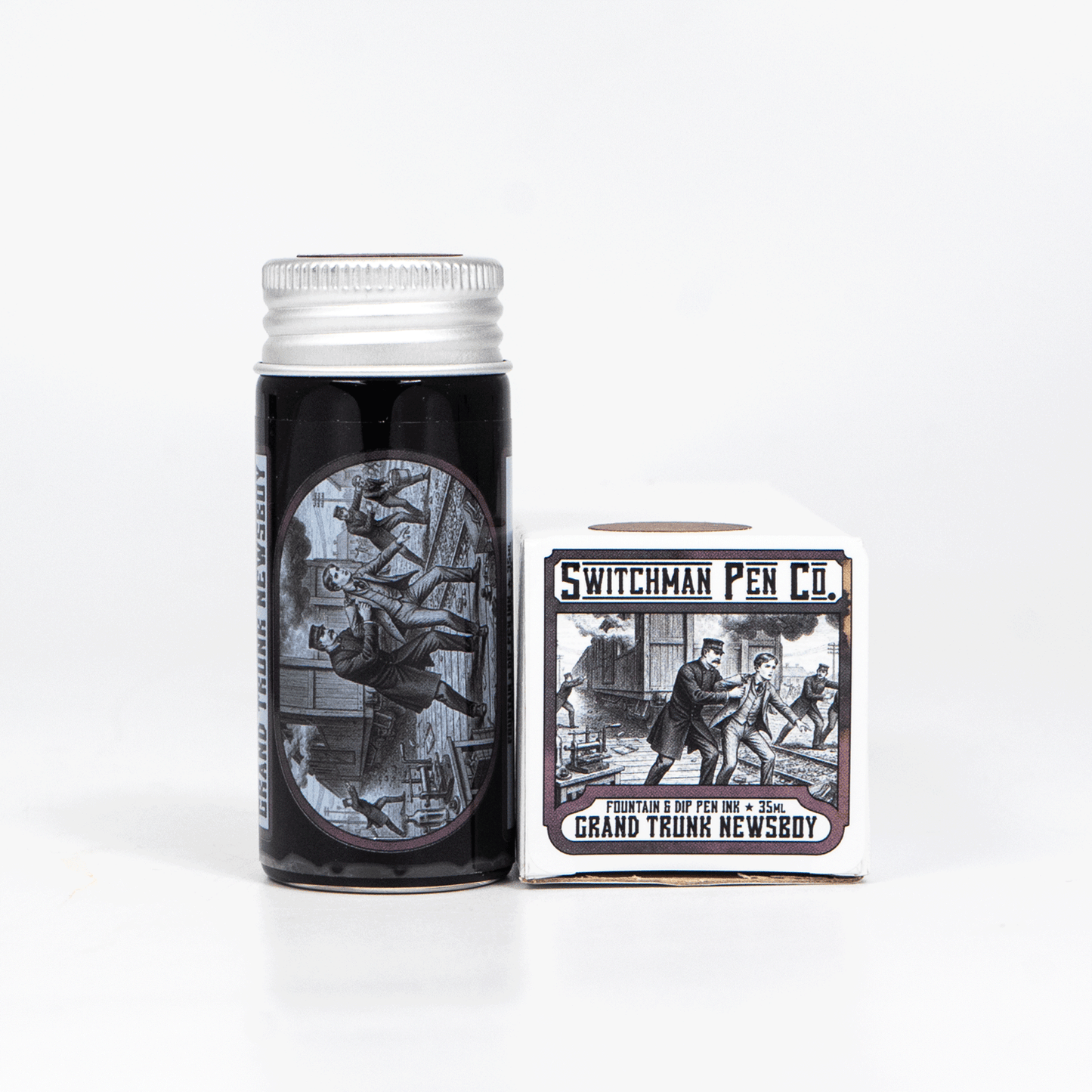 Switchman Pen Company Bottled Ink (35ml) - Grand Trunk Newsboy: Creosote Brown