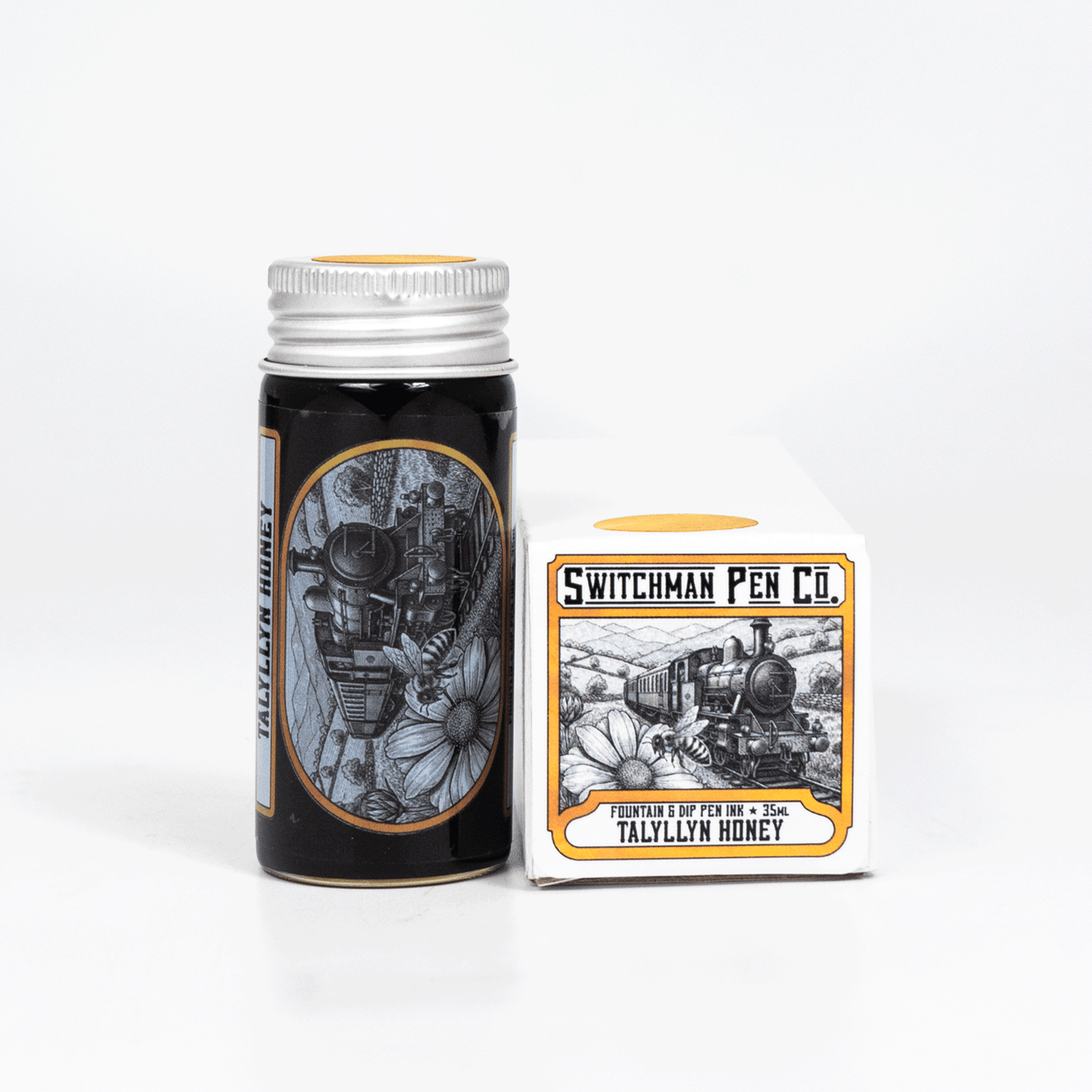 Switchman Pen Company Bottled Ink (35ml) - Talyllyn Honey: Golden Amber