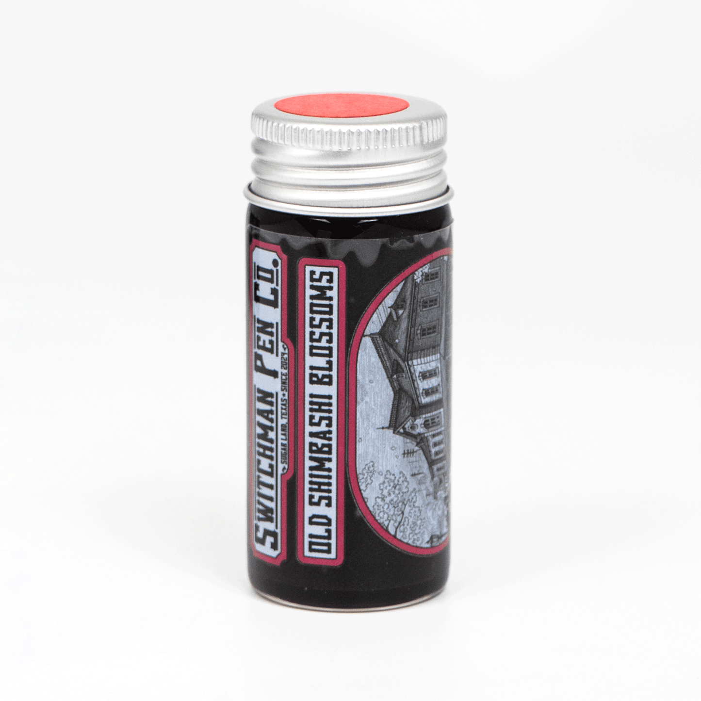 Switchman Pen Company Bottled Ink (35ml) - Old Shimbashi Blossoms: Petal Red