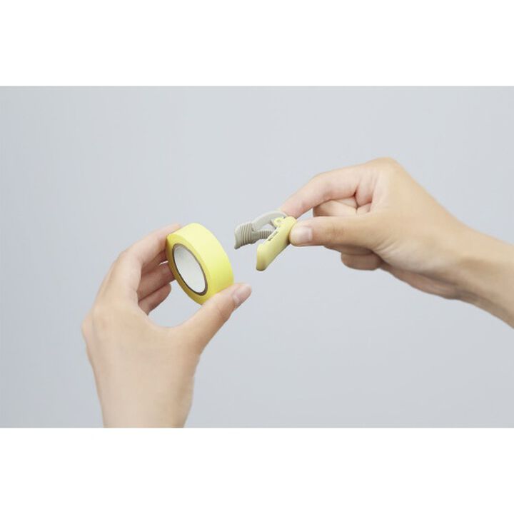 Kokuyo Karu Cut clip-type Washi Tape cutter 10~15mm - White