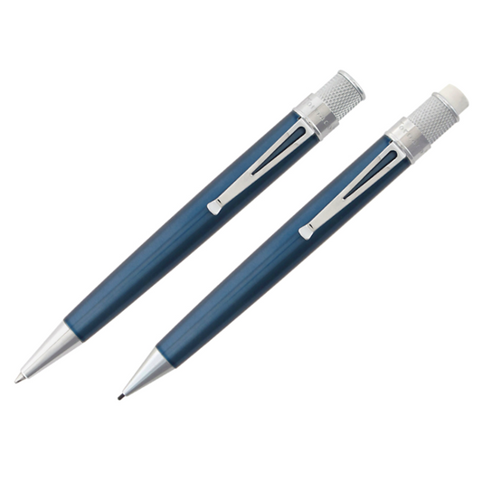 Retro 51 Tornado Gift Set - Ice Blue (Rollerball and Pencil 1.15mm)