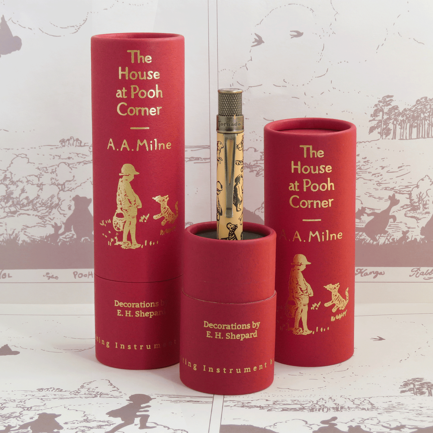 Retro 51 Tornado Rollerball - A.A. Milne The House at Pooh Corner Decorations by E.H. Shepard (Literary Collection)