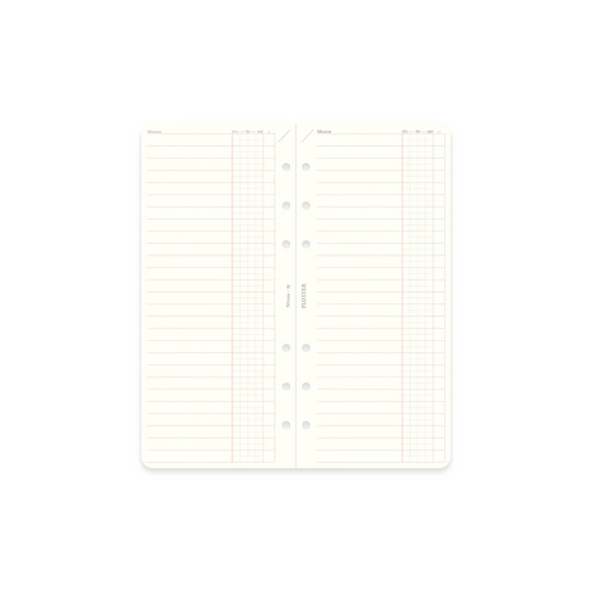 PLOTTER Refill Memo Pad To Do List (50 sheets) - Narrow Size