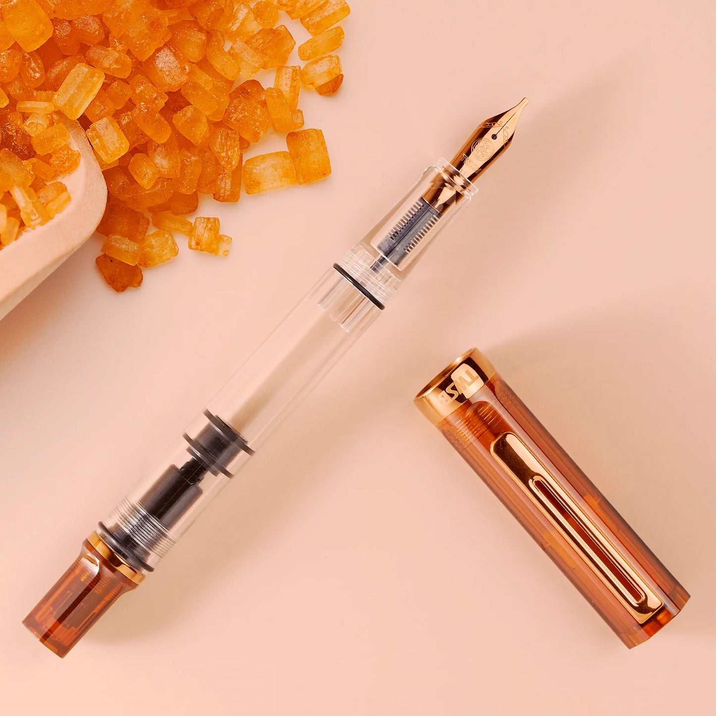 TWSBI ECO Fountain Pen  - Root Beer with Bronze Trim