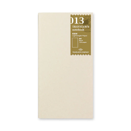 TRAVELER'S Notebook Regular 013 Lightweight Paper