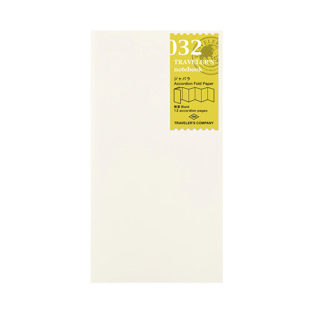 TRAVELER'S Notebook 032 Regular Accordion Fold Paper