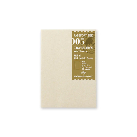 TRAVELER'S Notebook Passport 005 Lightweight Paper