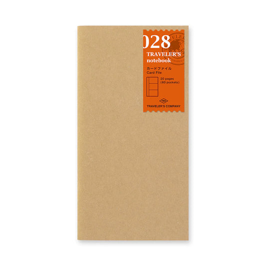 TRAVELER'S Notebook Regular 028 Card File