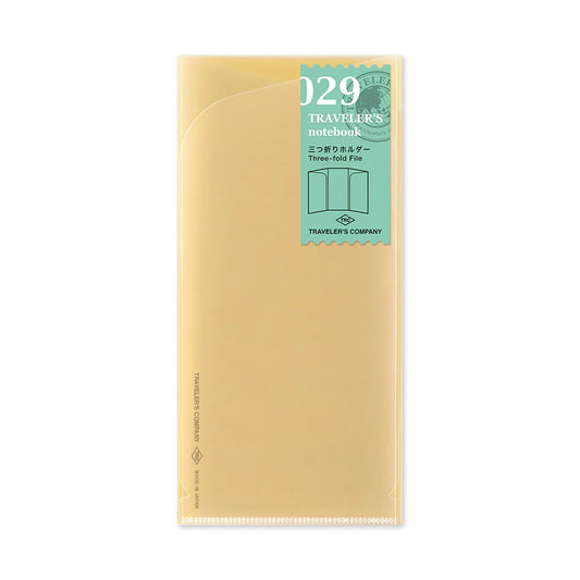 TRAVELER'S Notebook Regular 029 Three-Fold File