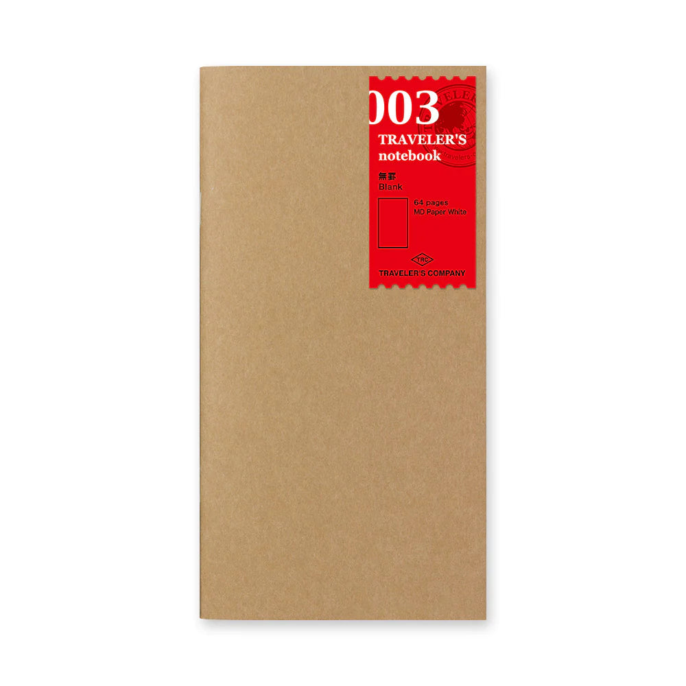 TRAVELER'S Notebook Regular 003 Blank