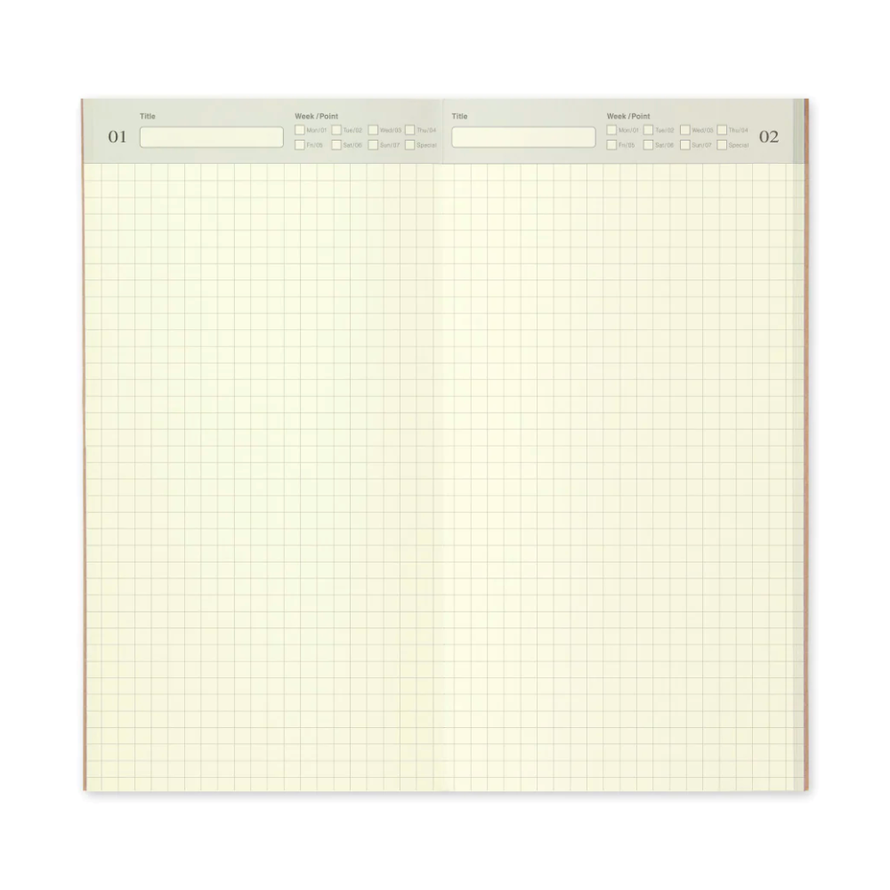 TRAVELER'S Notebook Regular 005 Free Diary