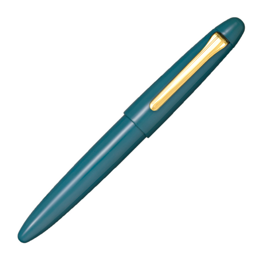 Sailor King of Pen Color Urushi Ebonite Fountain Pen - Teal Blue (Bespoke)