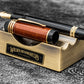 Galen Leather Brass The Pen Rest Pen and Brush Stand - Antique Brass