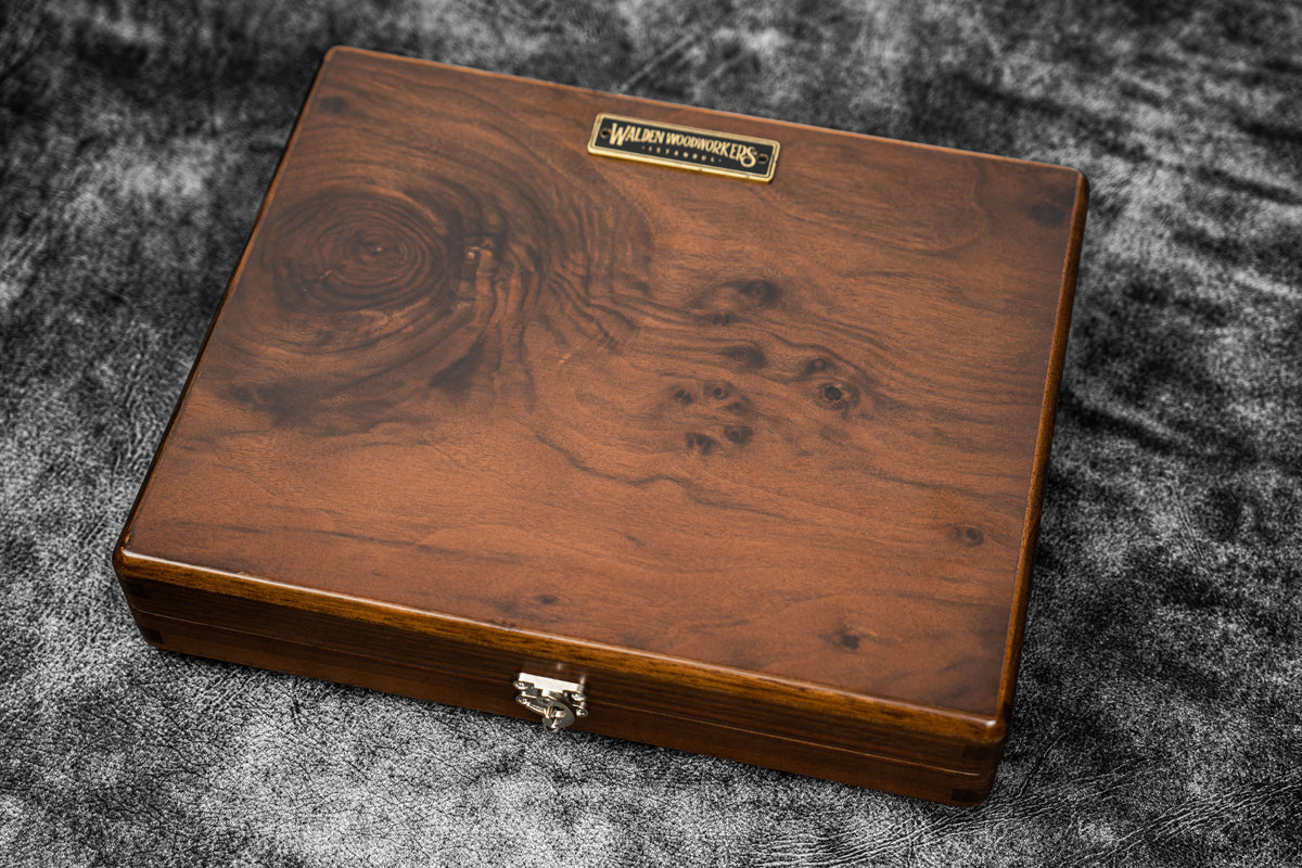 Galen Leather The Writing Box - Burl Walnut (Special Edition