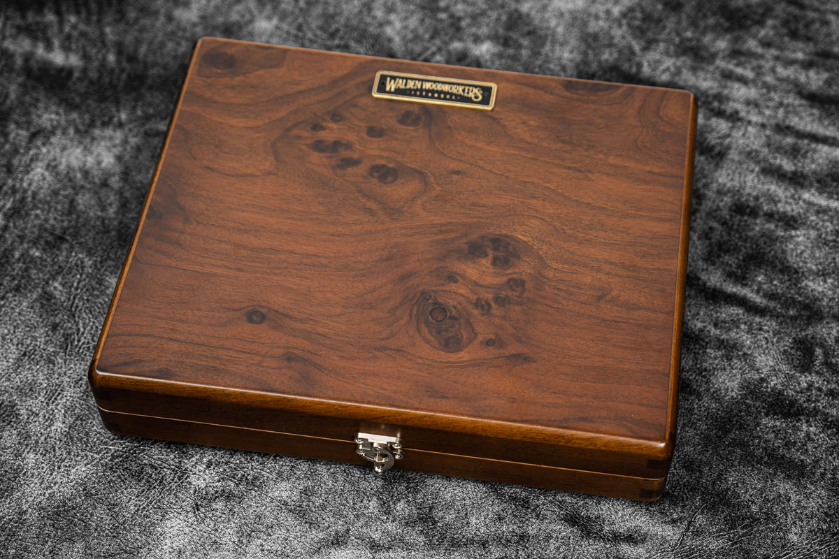 Galen Leather The Writing Box - Burl Walnut (Special Edition)