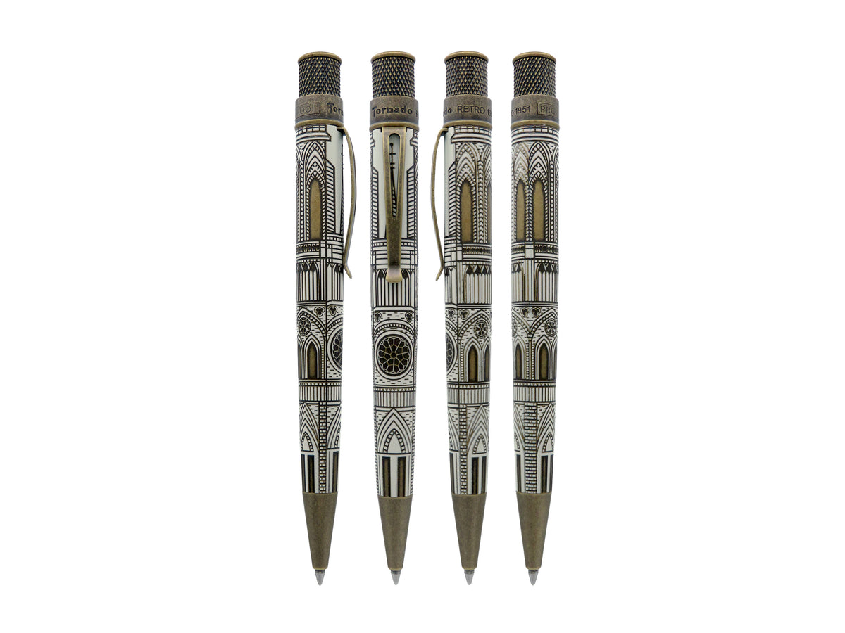 Retro 51 Tornado Rollerball - Cathedral (Vintage Metal Smith)