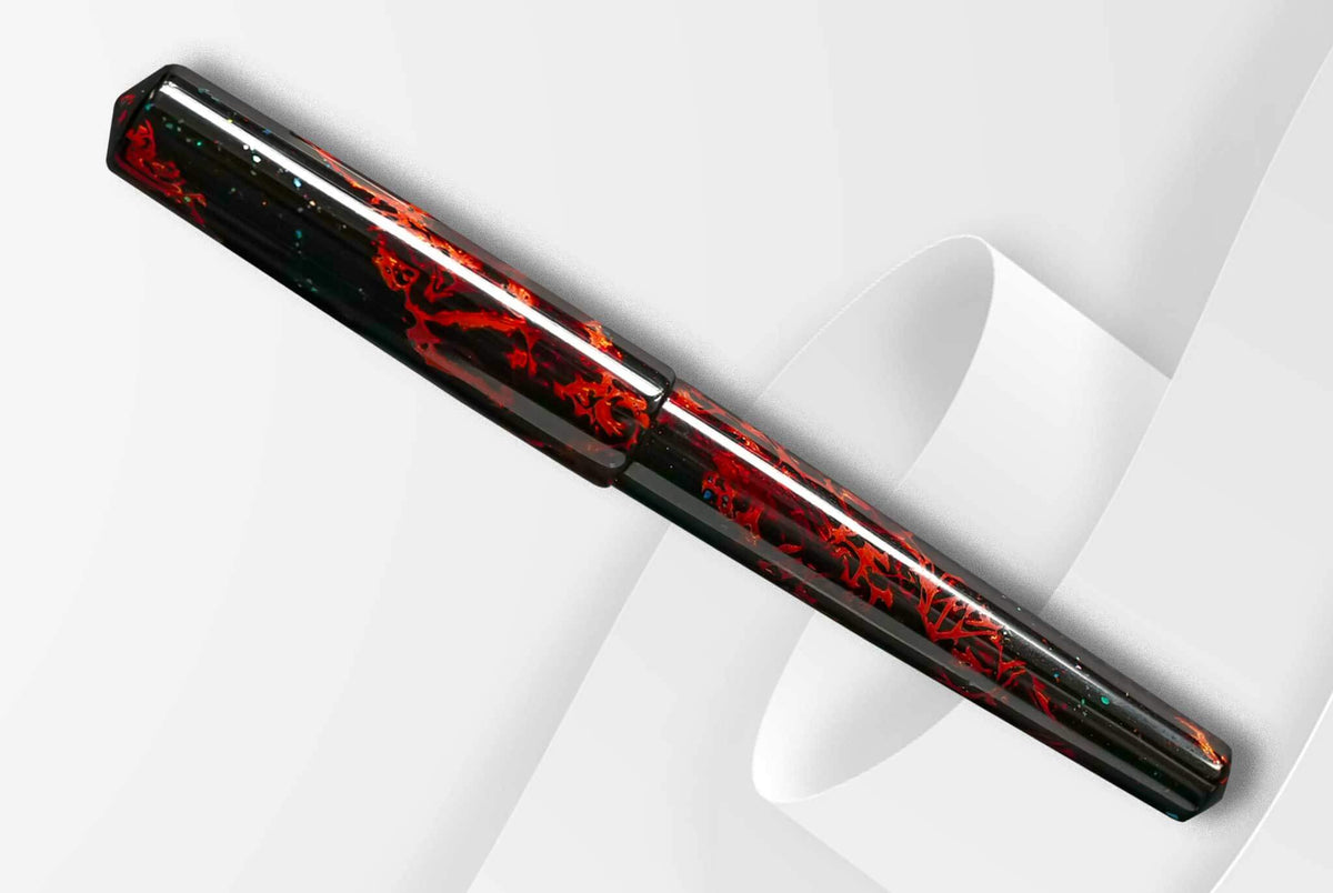 ConCoPens Traditional Vietnamese Lacquer Fountain Pen - Inferno