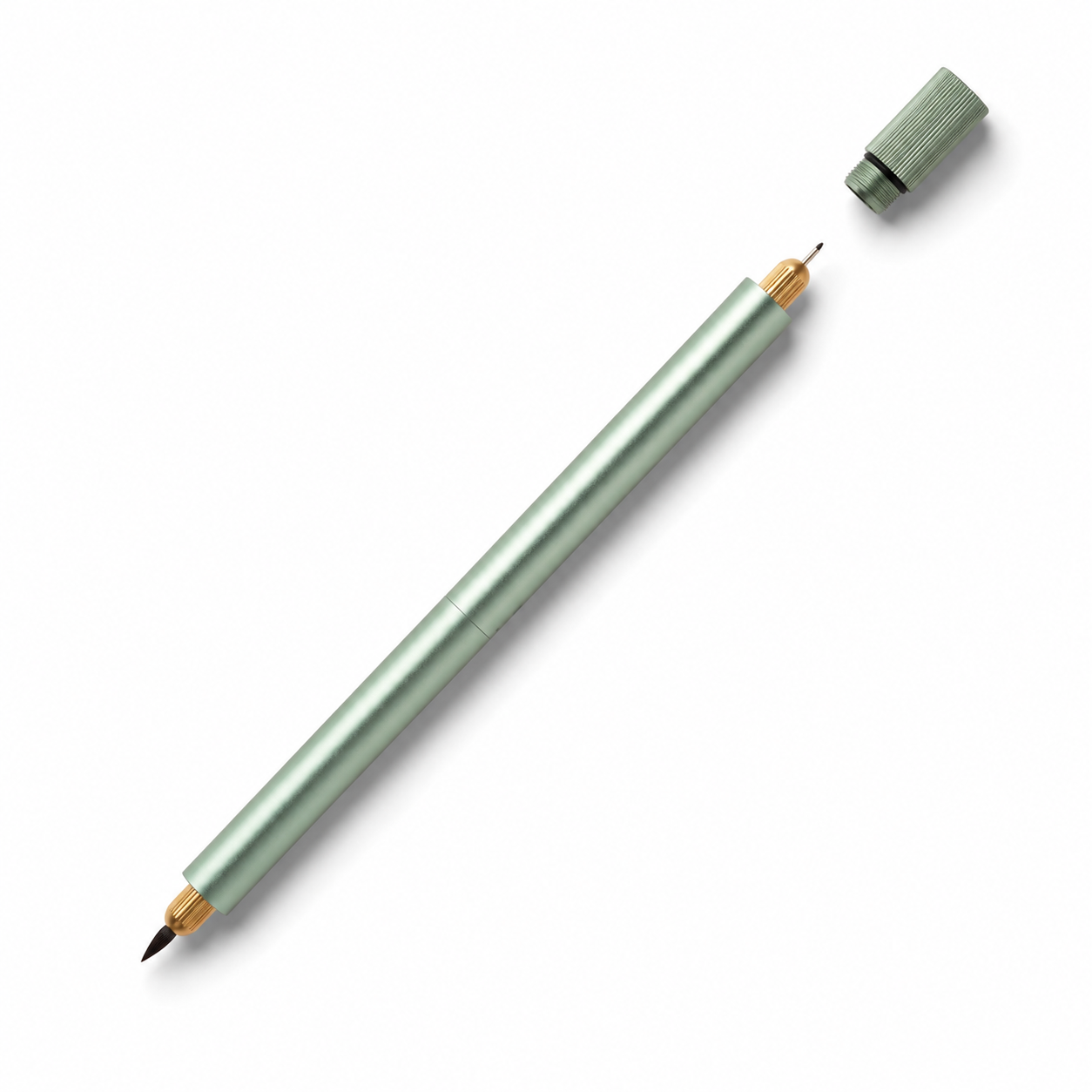 Tom's Studio Lumos Pro The Infinitely Refillable Pen - Sage (Duo Tip)