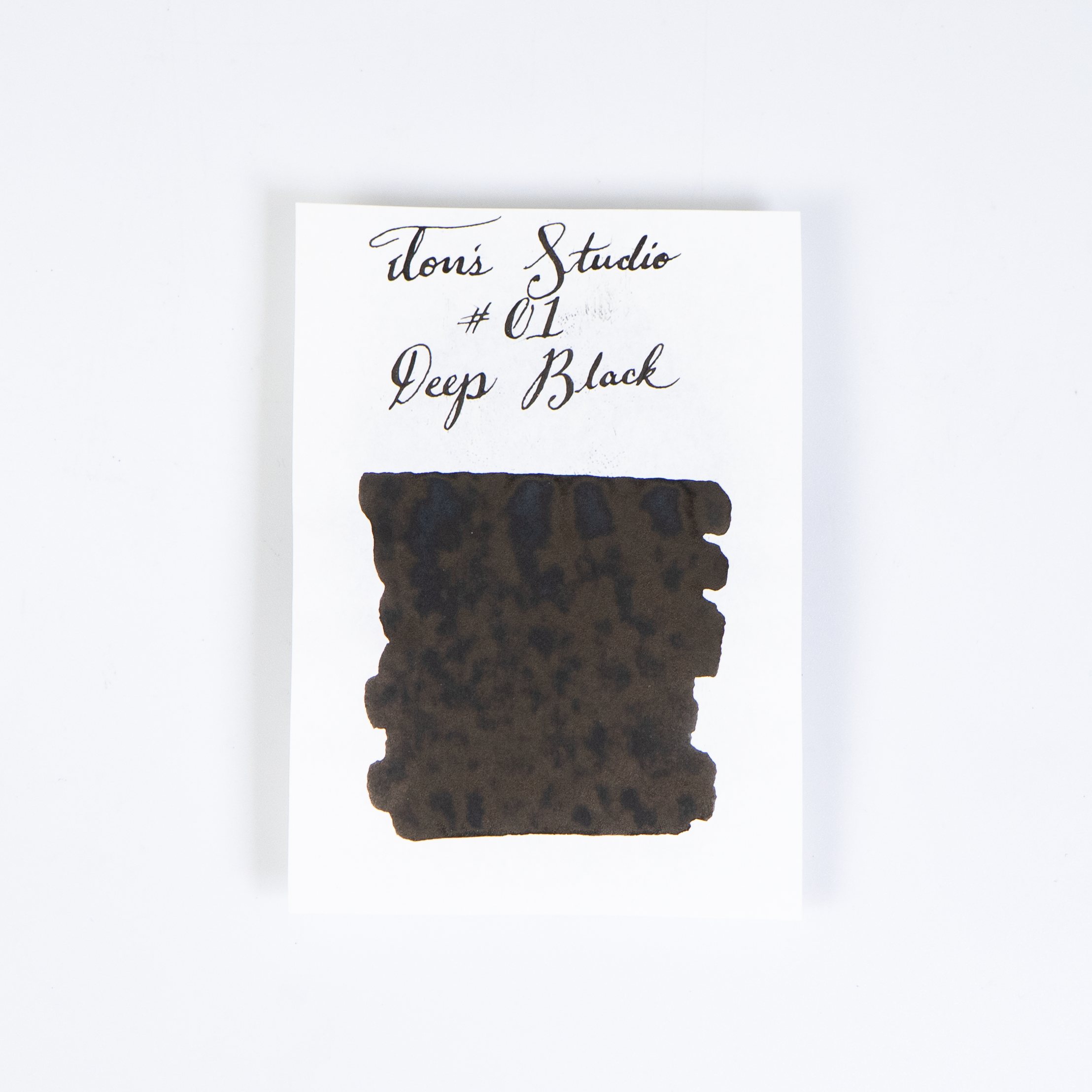 Tom's Studio 01 Deep Black (50ml) Bottled Ink – Dromgoole's Fine ...