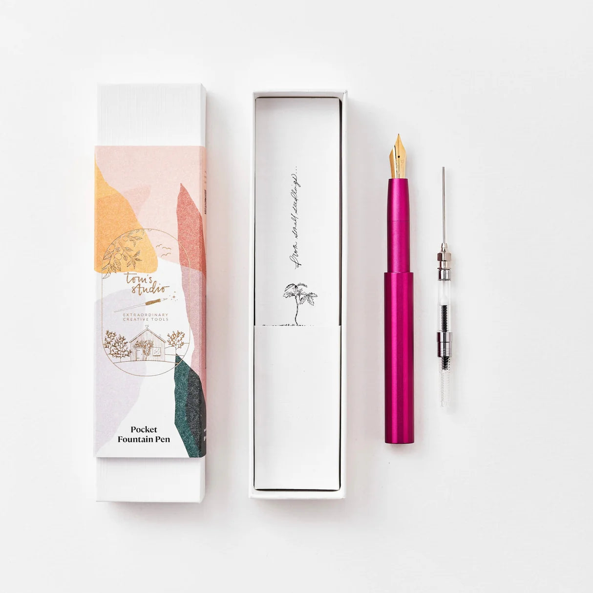 Tom's Studio The Studio Pocket Fountain Pen 2.0 - Mulberry