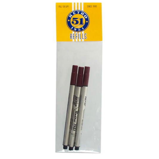 Retro 51 Tornado Capless Rollerball Refill (3 ea)