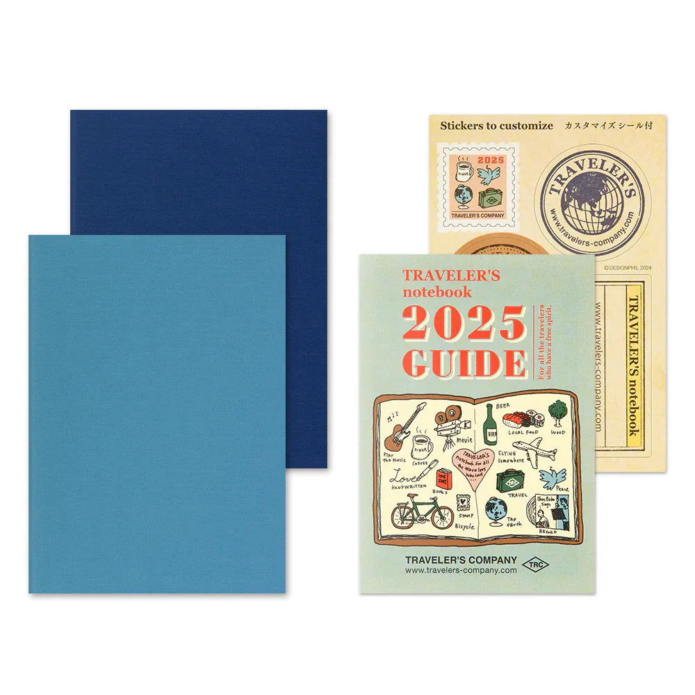 Traveler's 2025 Passport Size Diary Insert - Weekly
