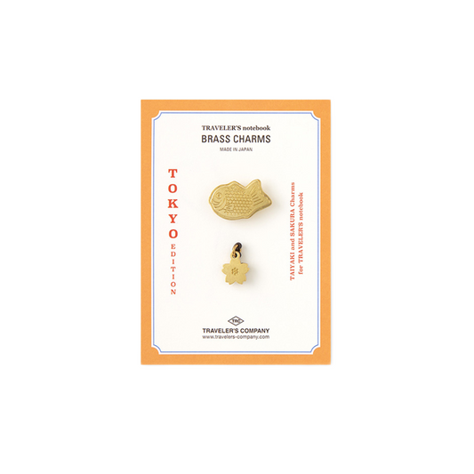 Traveler's Notebook Brass Charm - Tokyo (Limited Edition)