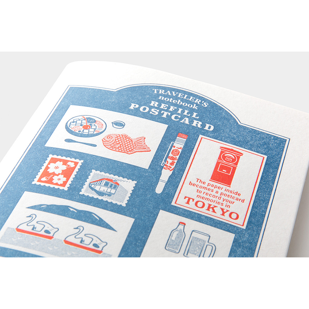 Traveler's Regular Notebook Refill - Tokyo Postcard (Limited Edition)