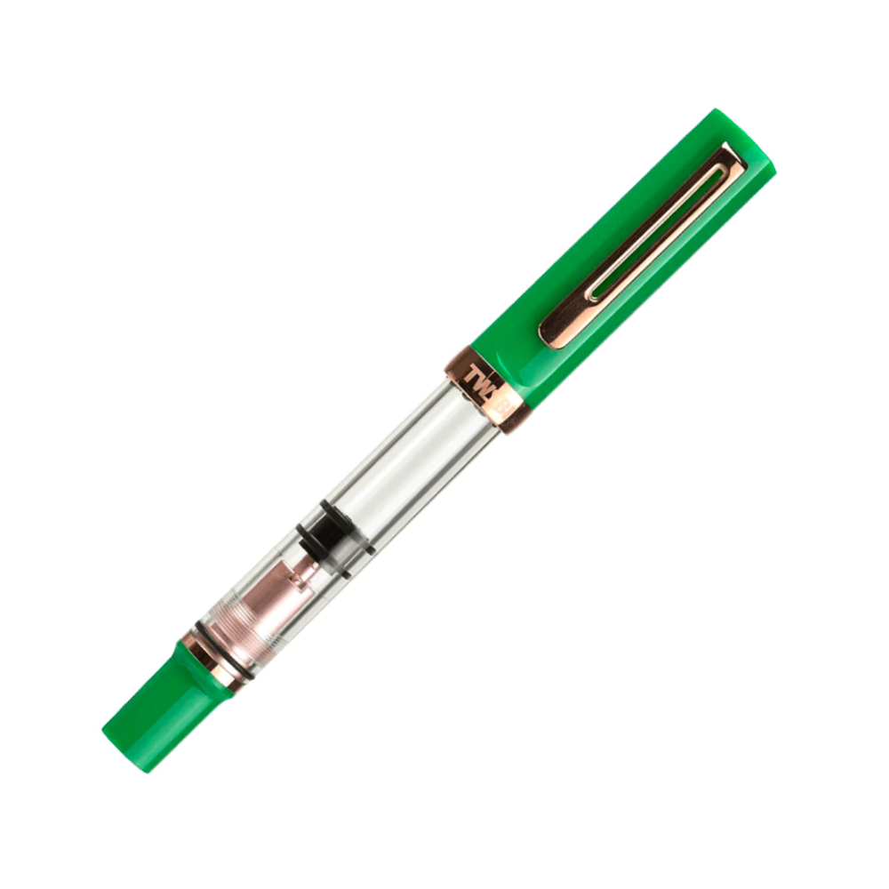 TWSBI ECO-T Fountain Pen Gift Set - Royal Jade Rose Gold with Midnight Ink