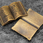 Galen Leather UY Design Brass "Listen to your Heart" Pen Stand