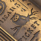 Galen Leather UY Design Brass "Listen to your Heart" Pen Stand