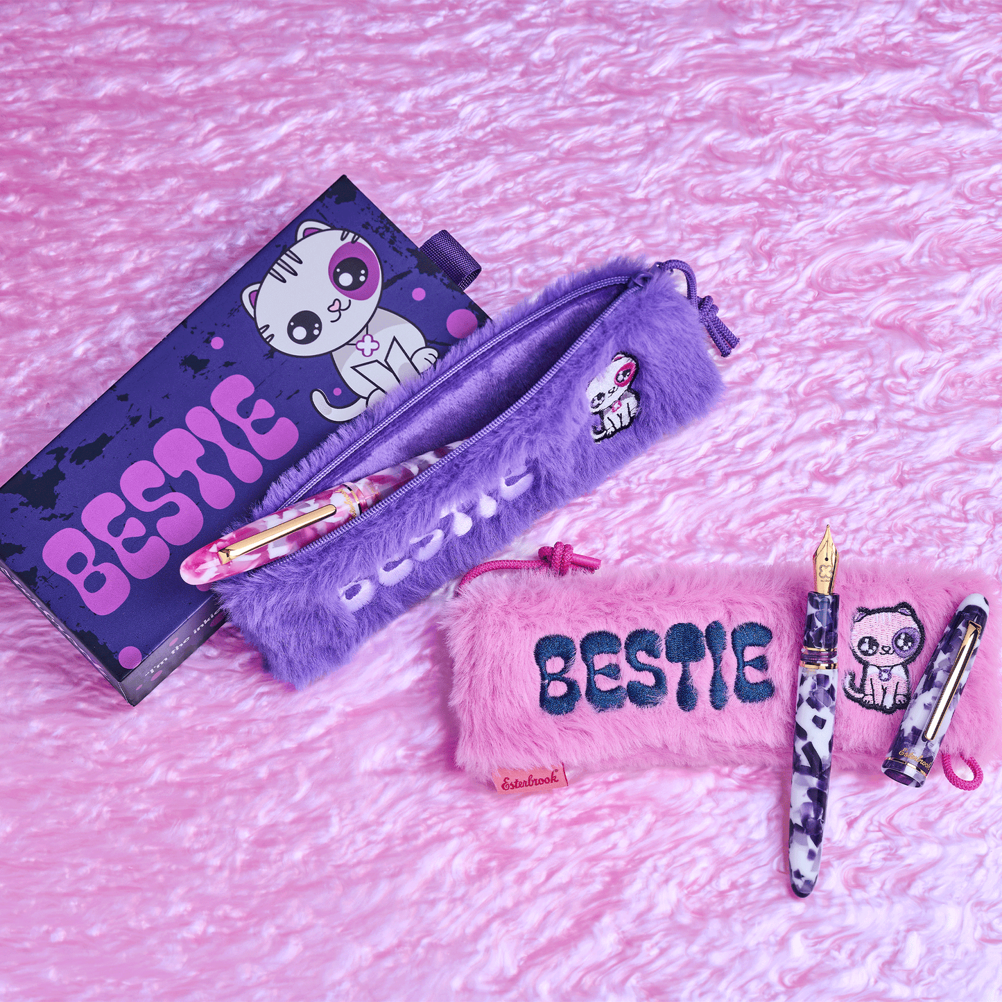 Esterbrook Estie Bestie Bubble Fountain Pen - Bubble Gum Pink