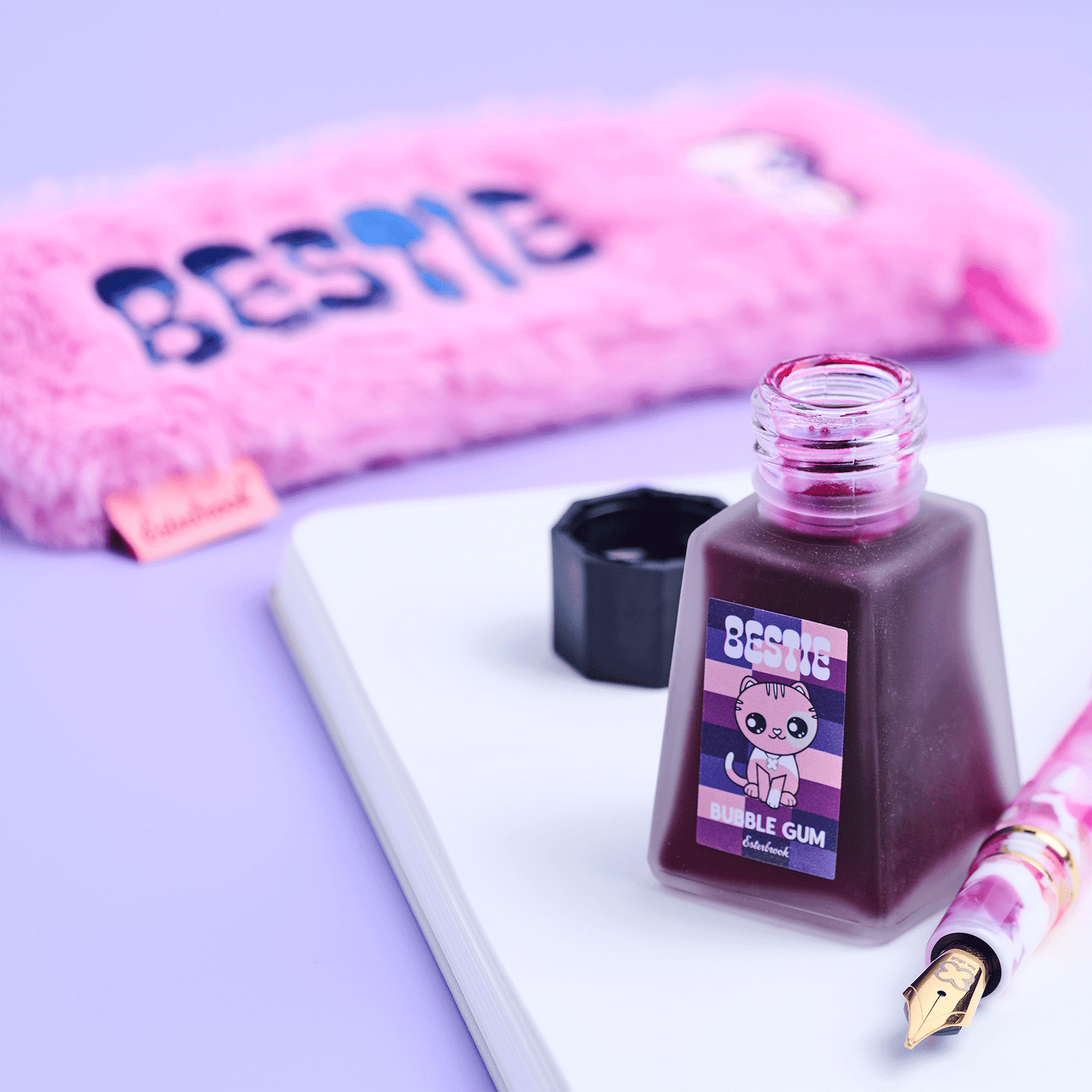 Esterbrook Estie Bestie Bubble Fountain Pen - Bubble Gum Pink