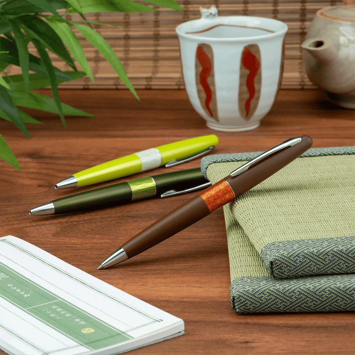 Pilot Metropolitan Chanomegumi Ballpoint - Deep Green (Limited Edition)