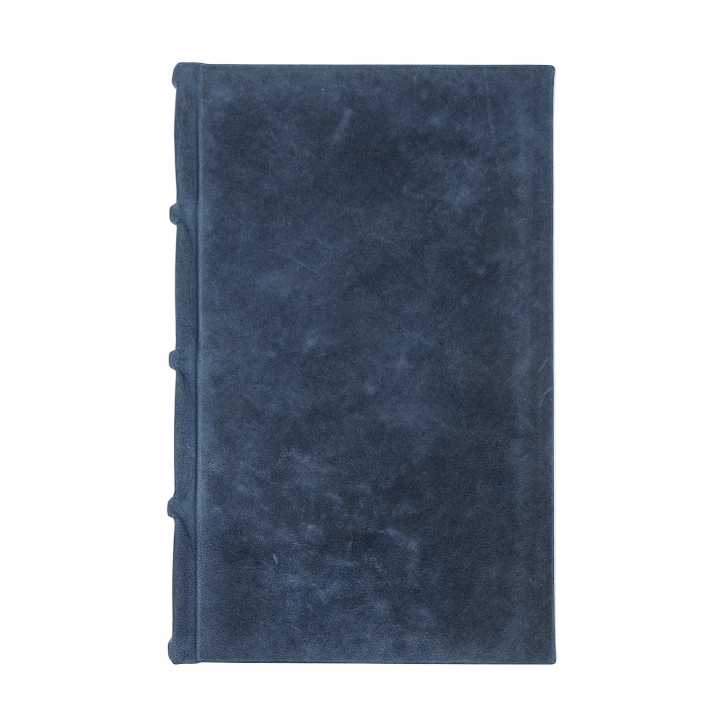 Bomo Art A5 Full Leather Lined Journal - Dark Blue