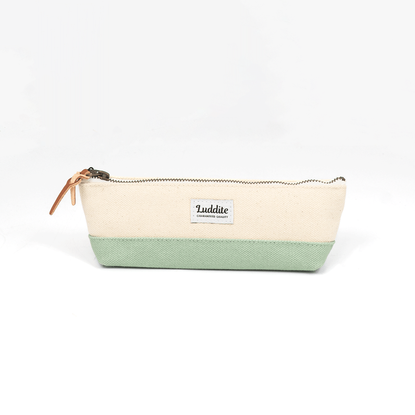 Luddite Two-Tone Boat Pen Case - Sage Green