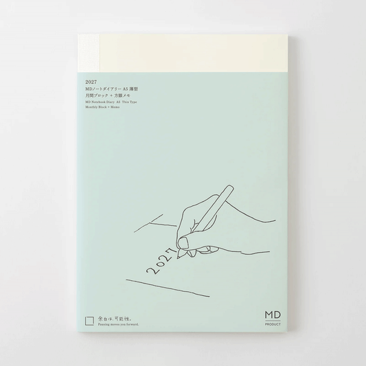 Midori 2027 MD Product Notebook Diary - A5 Thin Size