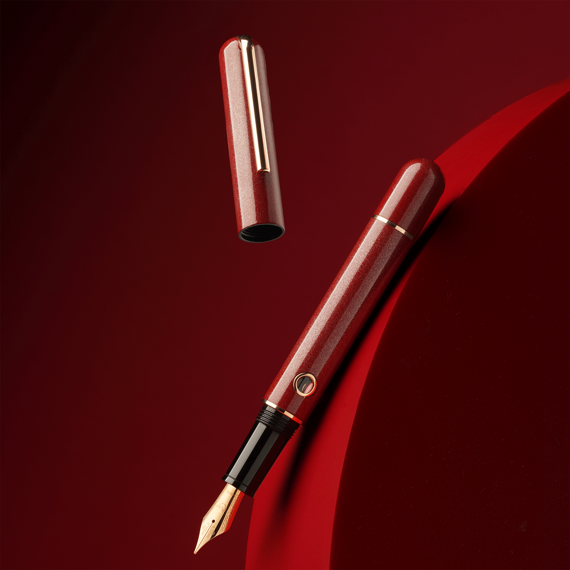 Nahvalur 365 Anniversary Roiro Fountain Pen - Garnet – Dromgoole's Fine ...