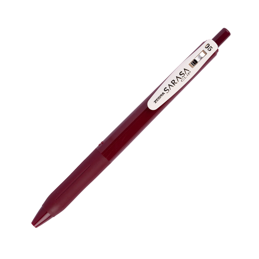Sarasa Clip Gel Pen 0.5mm - Vintage Red Black