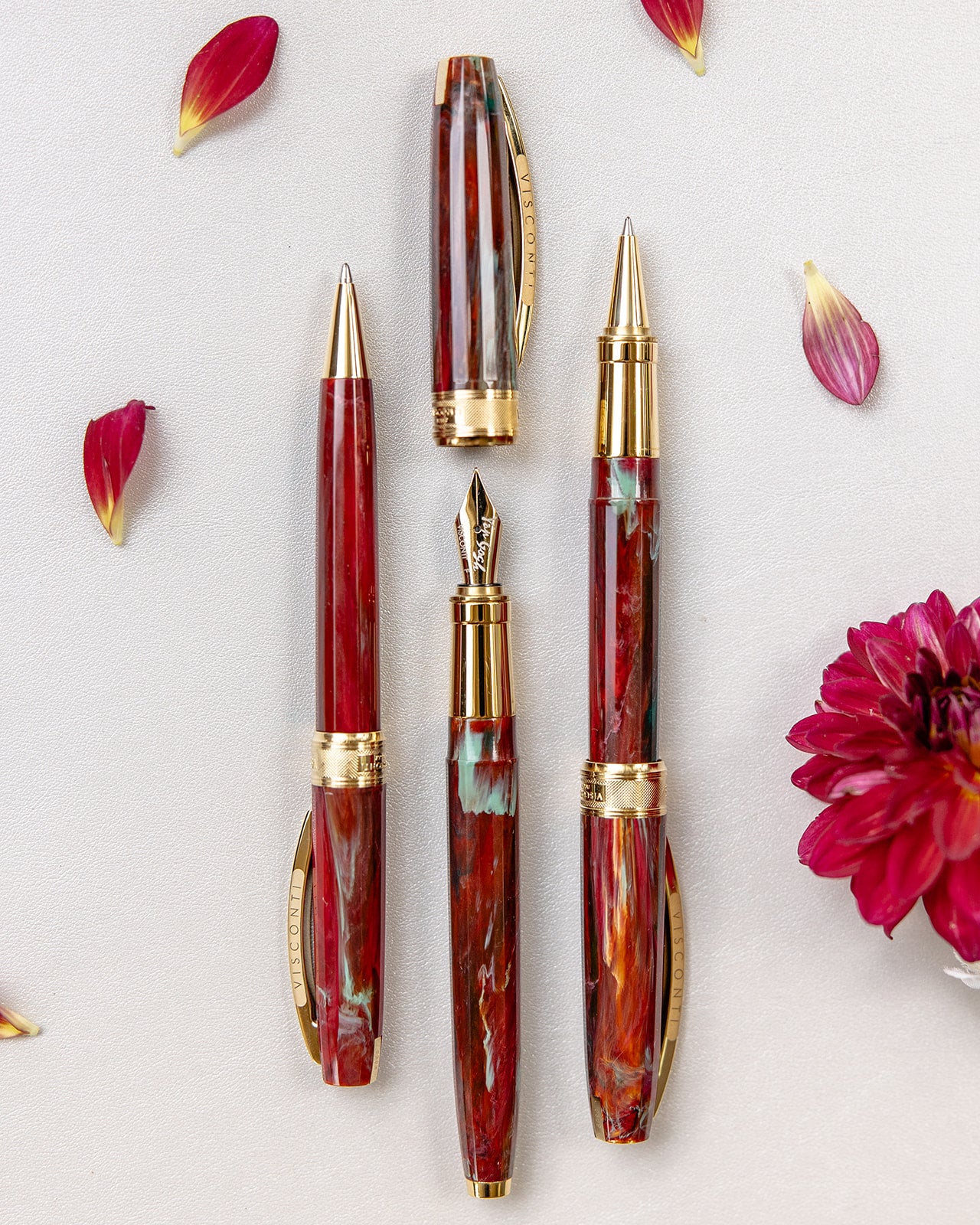 Visconti Van Gogh Fountain Pen - Flowering Plum Orchard
