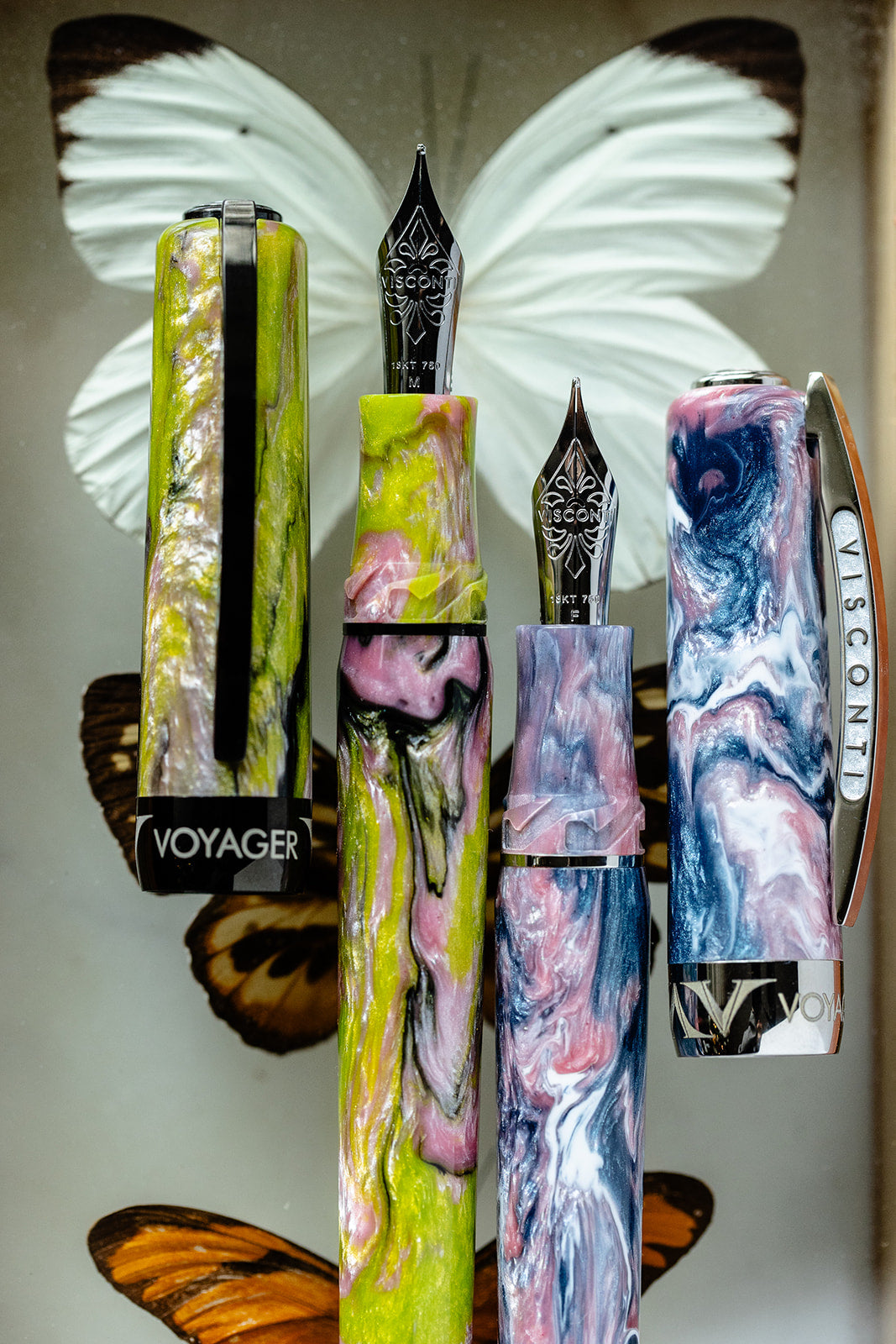 Visconti Voyager Mariposa Fountain Pen - Painted Beauty (Limited Edition)