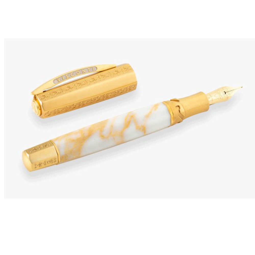 Visconti IL Magnifico Fountain Pen - Calacatta Gold (Limited Edition)