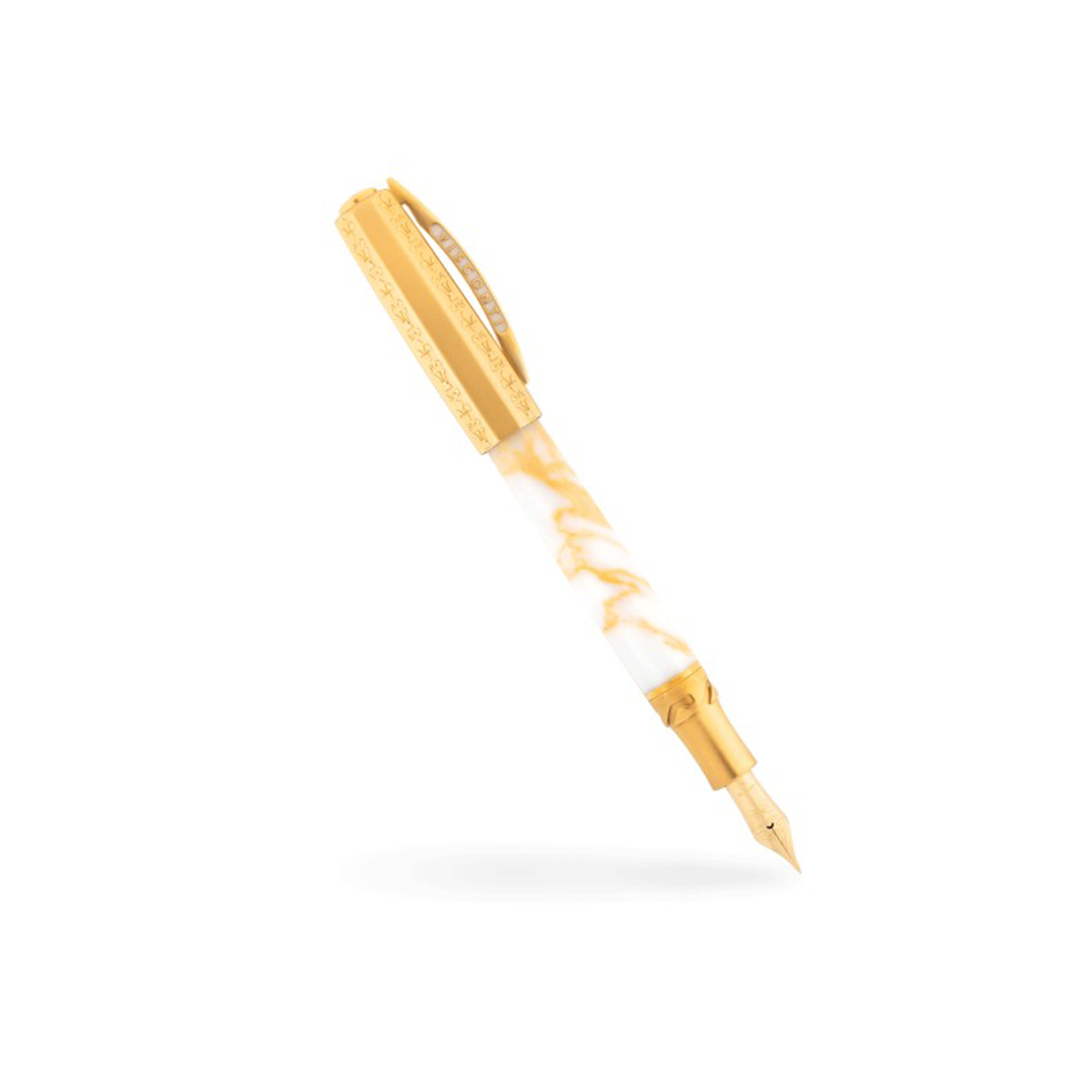 Visconti IL Magnifico Fountain Pen - Calacatta Gold (Limited Edition)